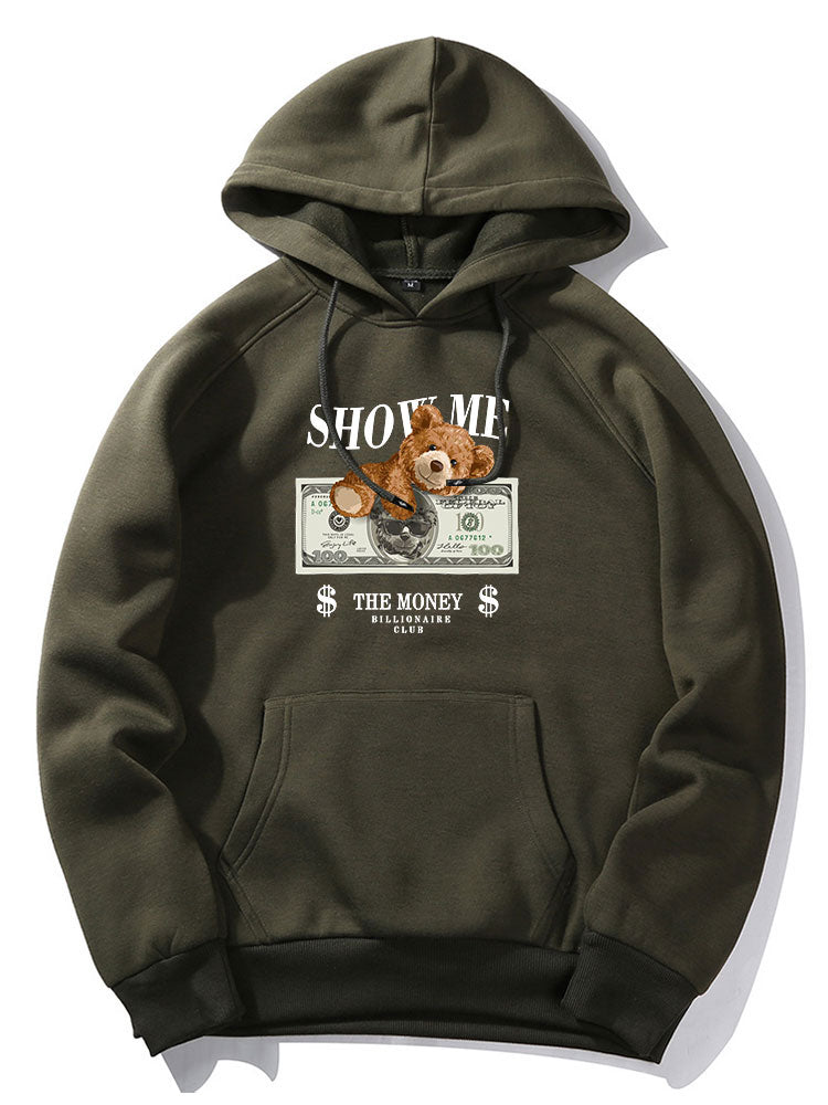 VARENO Money Bear Kapuzenpullover