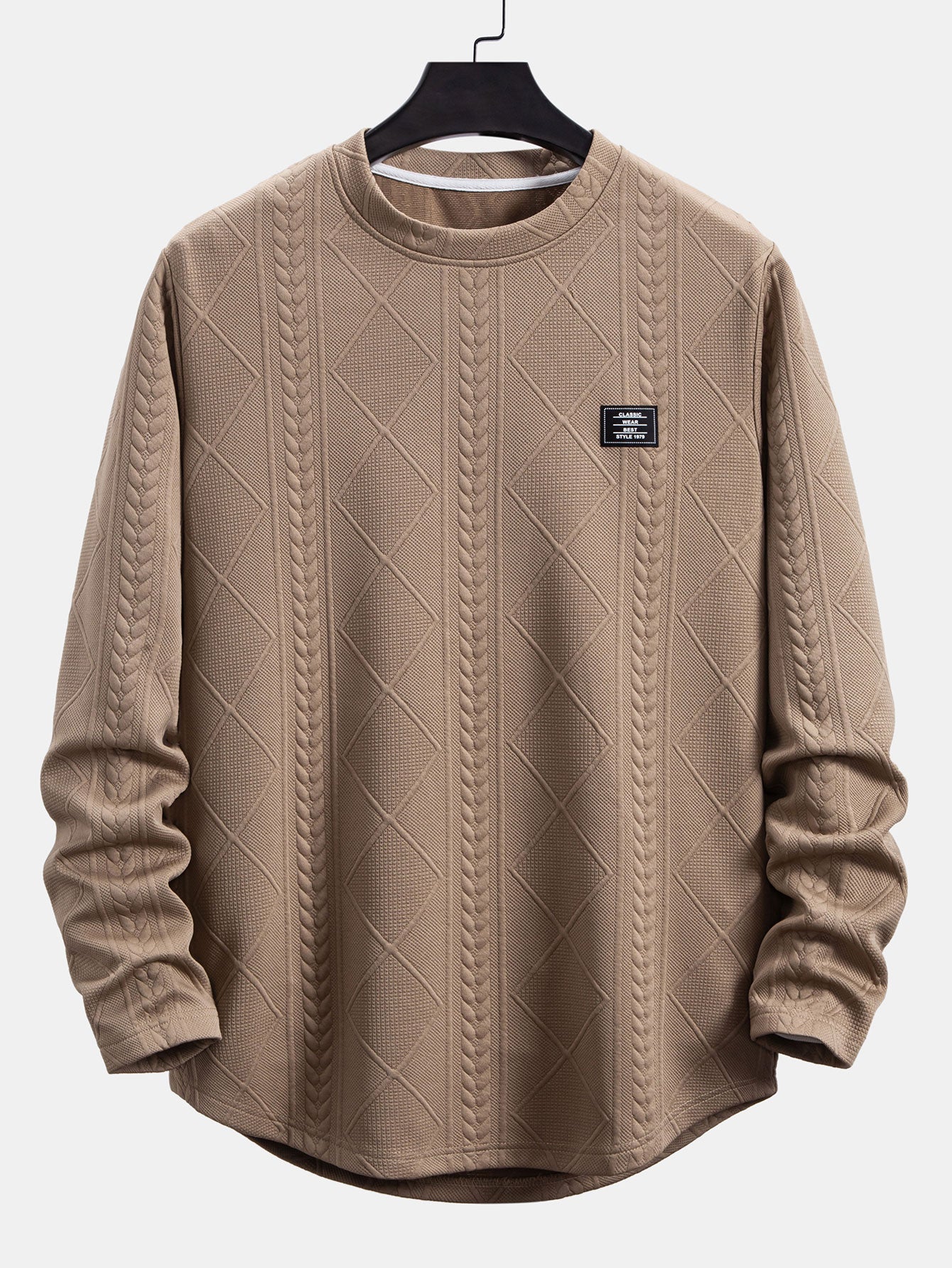 VARENO Geometrisches Sweatshirt