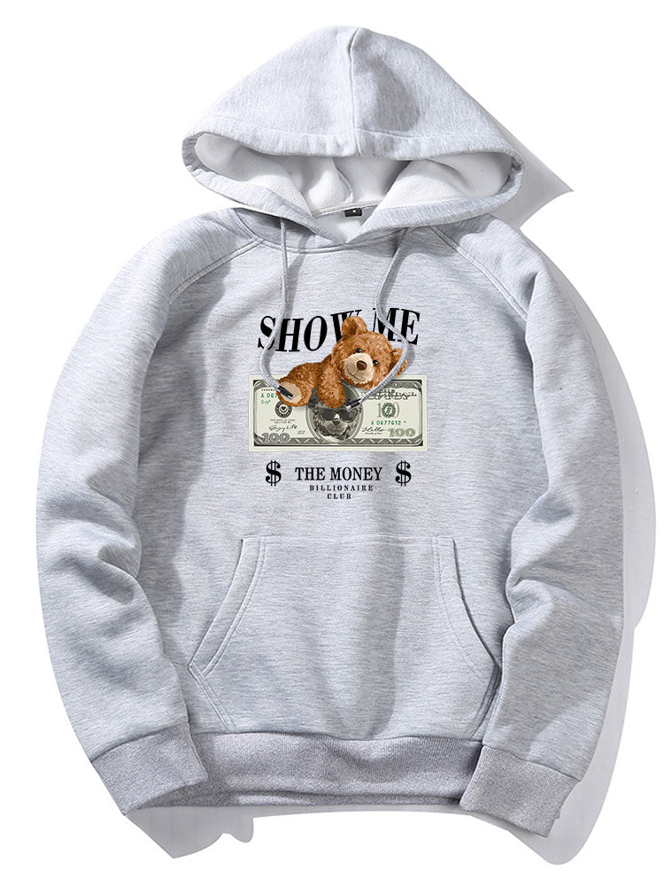 VARENO Money Bear Kapuzenpullover