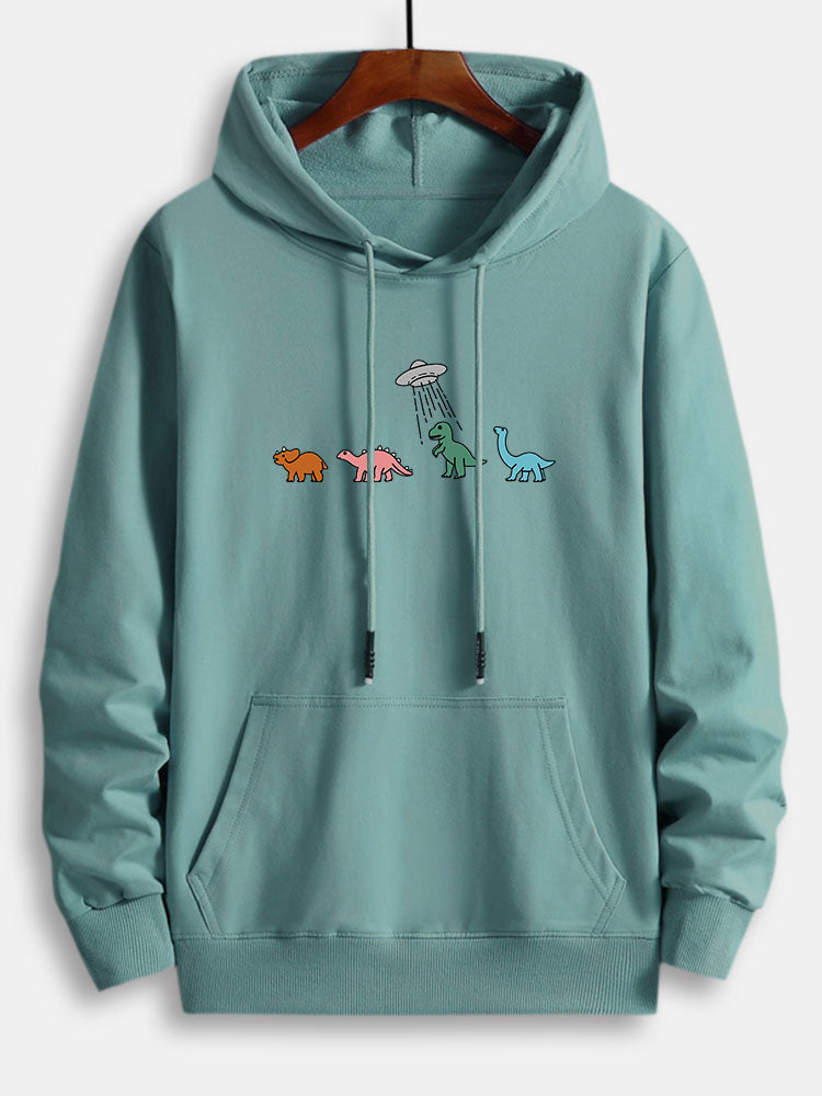 VARENO Cartoon-Dinosaurier-Hoodie