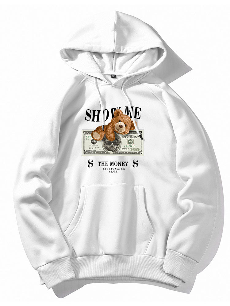 VARENO Money Bear Kapuzenpullover