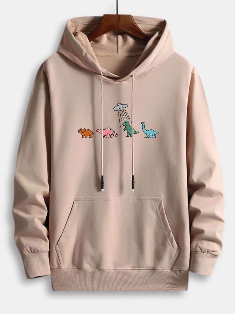 VARENO Cartoon-Dinosaurier-Hoodie