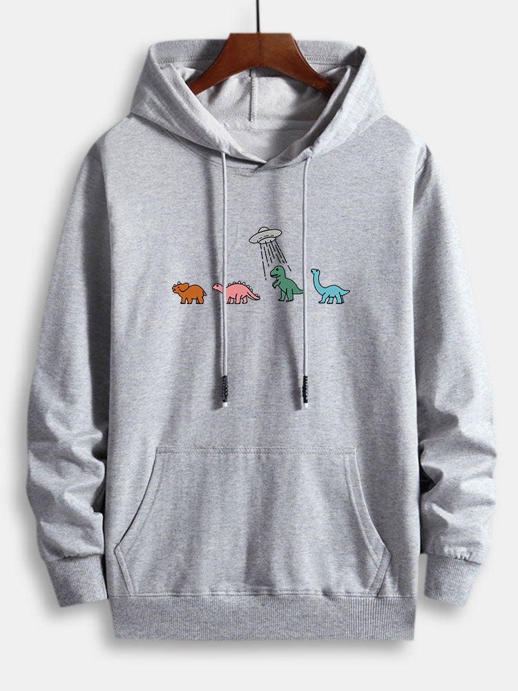 VARENO Cartoon-Dinosaurier-Hoodie