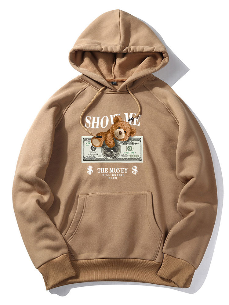 VARENO Money Bear Kapuzenpullover