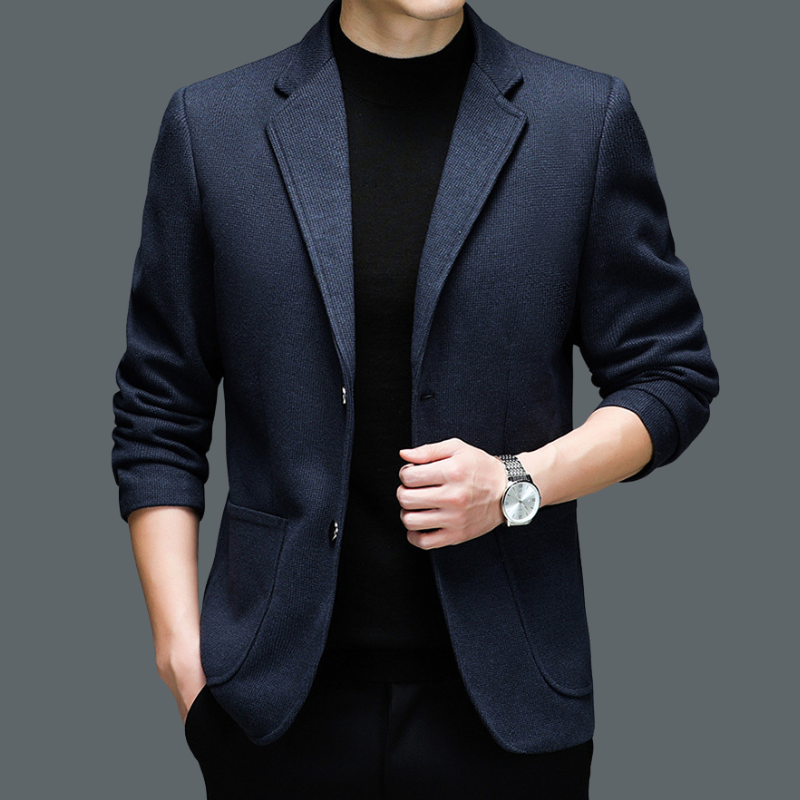 BERSON™ Blazerjacke aus Wolle