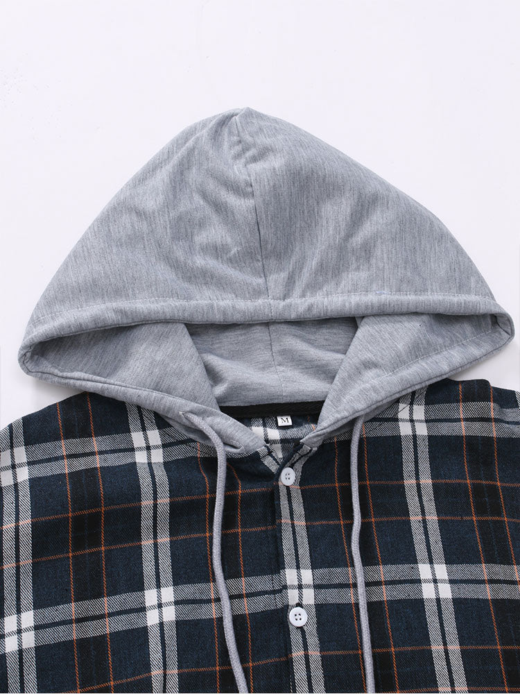 VARENO Karierte Hemdjacke