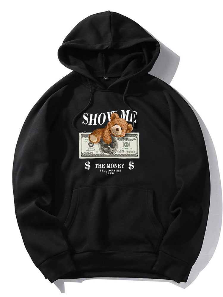 VARENO Money Bear Kapuzenpullover