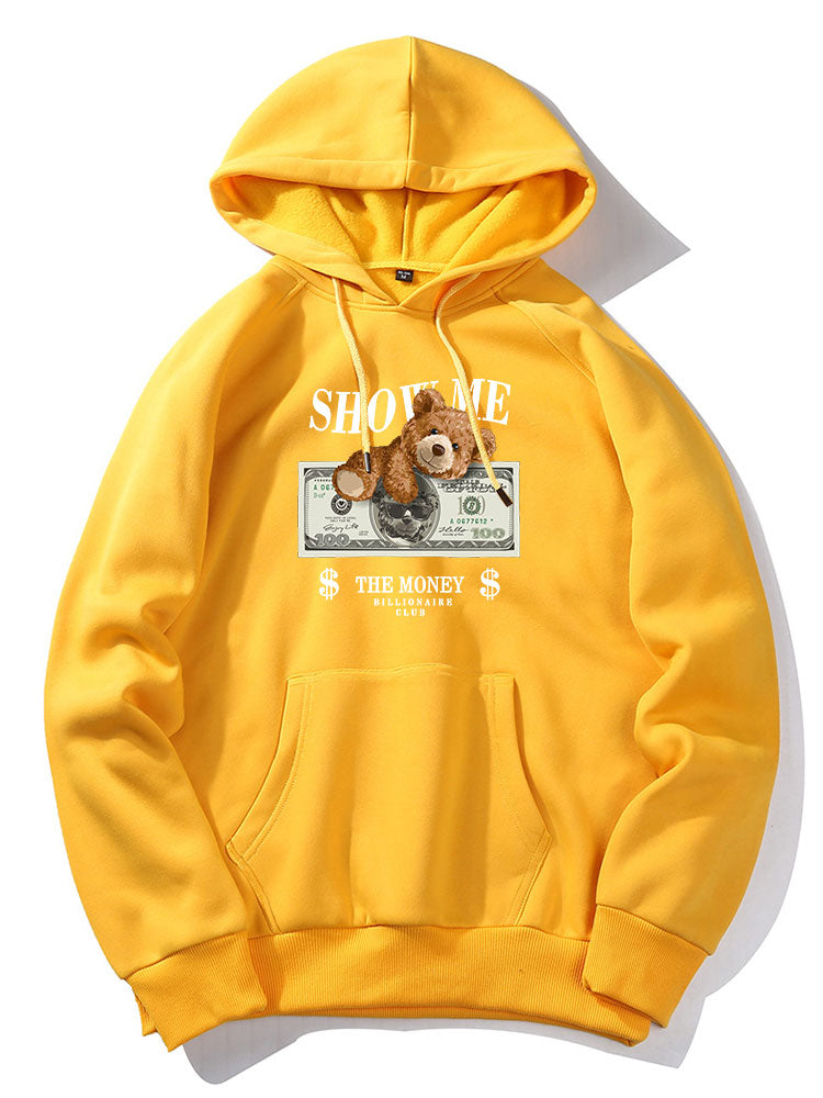 VARENO Money Bear Kapuzenpullover