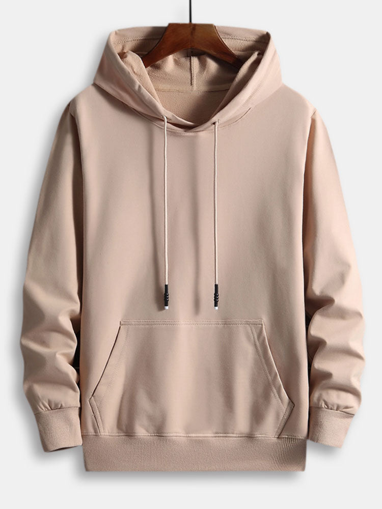 VARENO Basic Leinen Hoodie