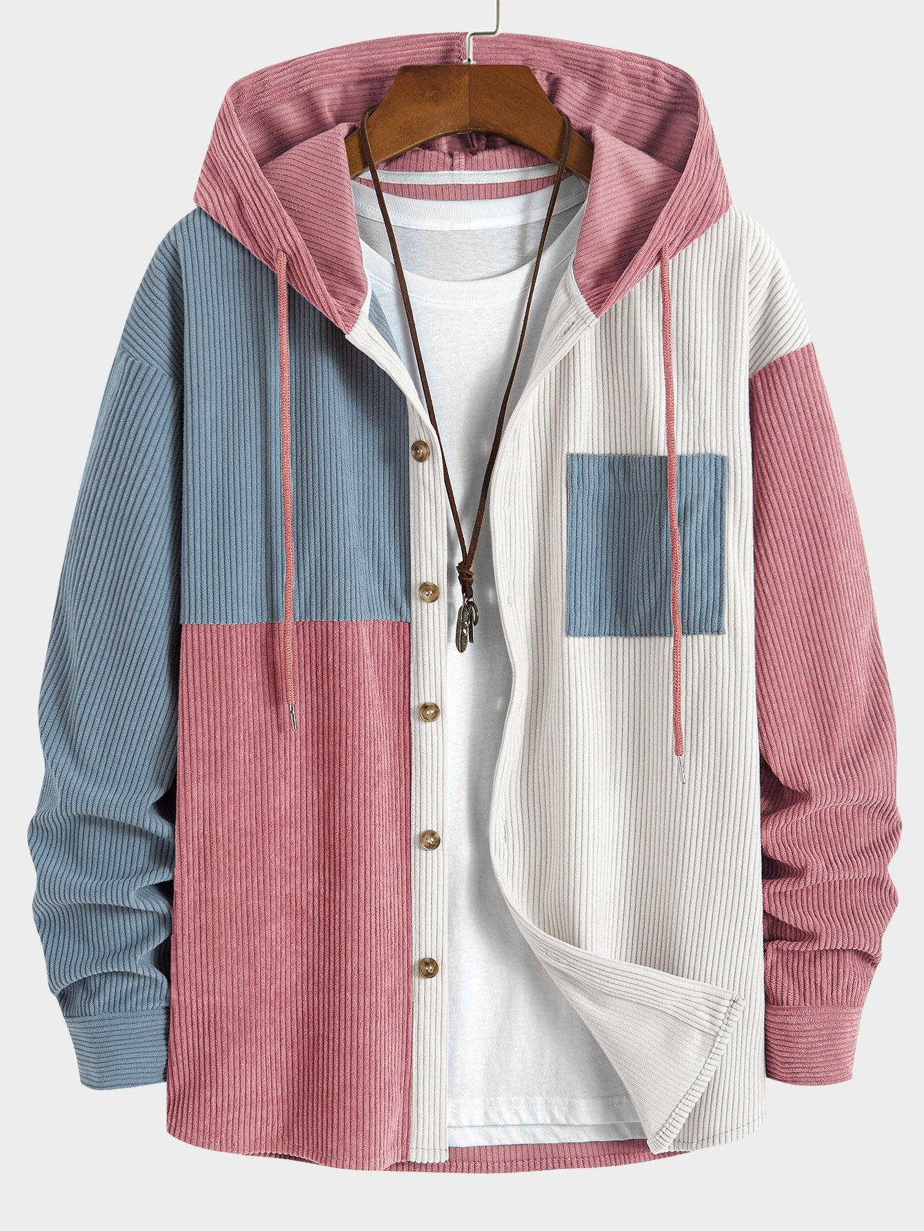 VARENO Colorblock-Hemd