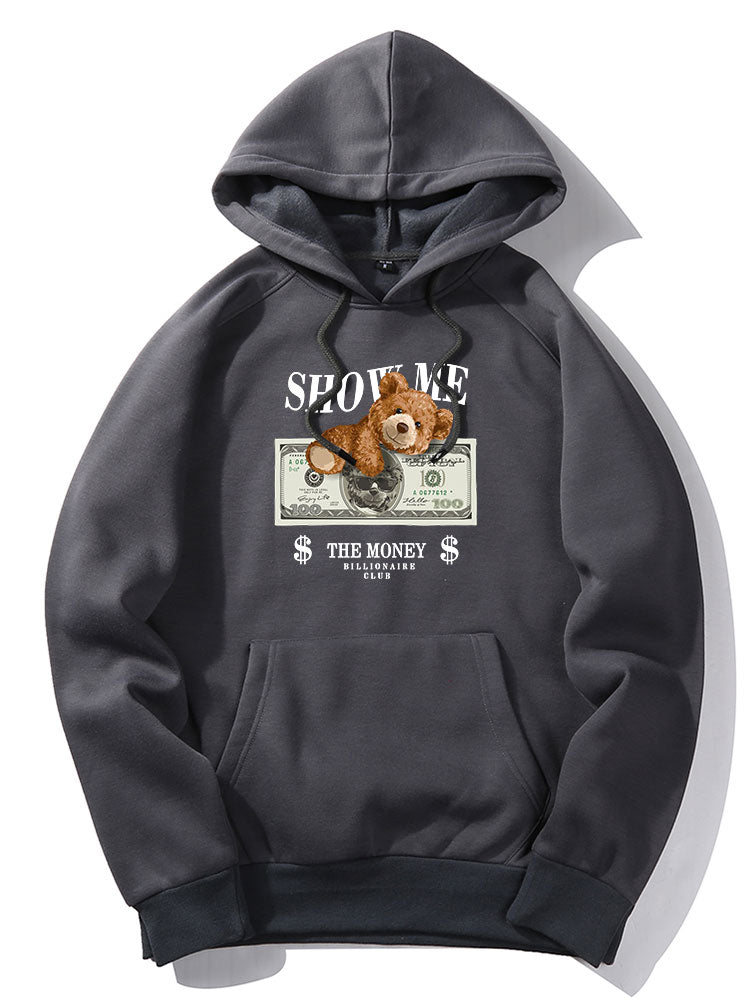 VARENO Money Bear Kapuzenpullover