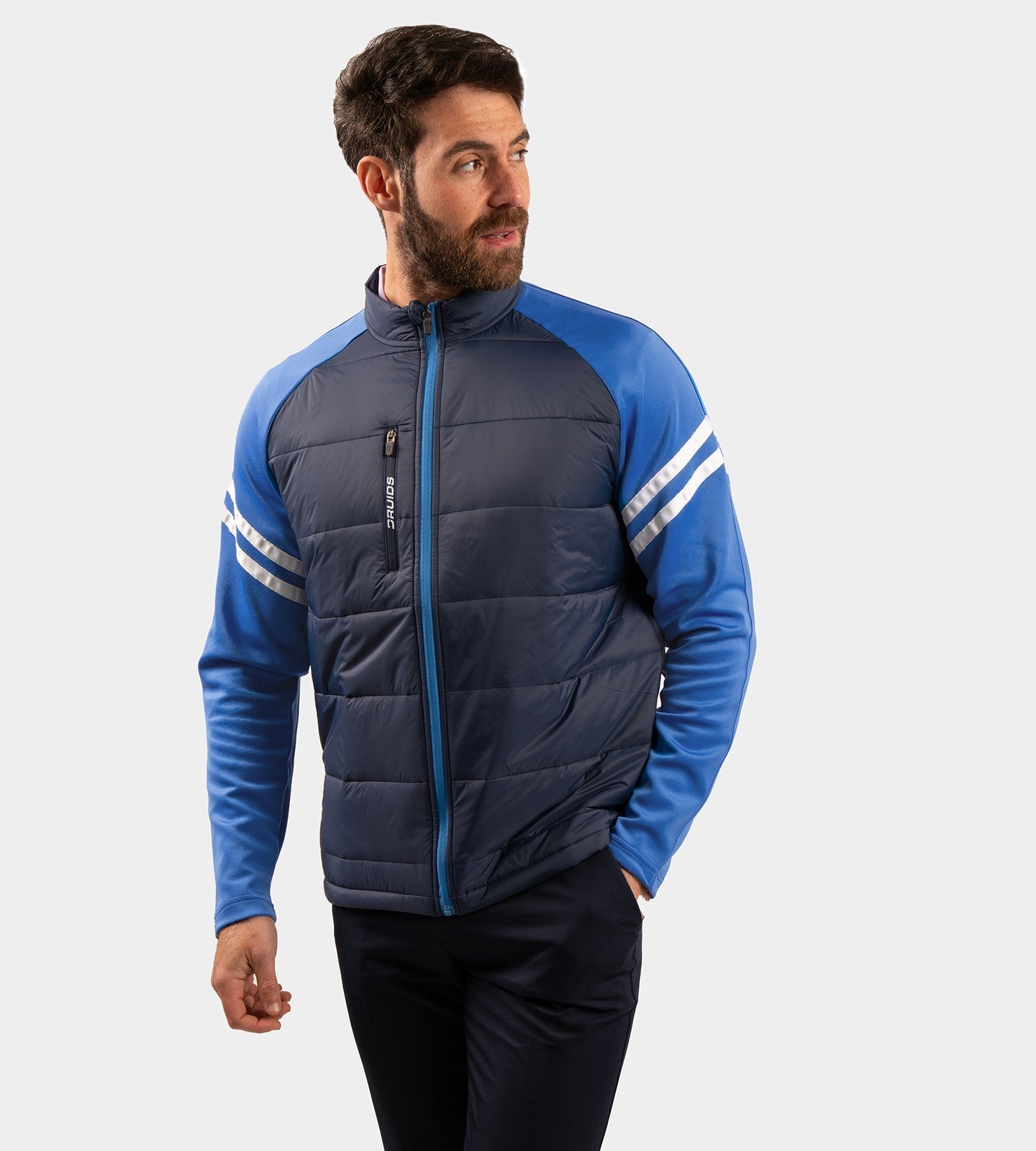 IRON BRIDGE Marineblaue Jacke