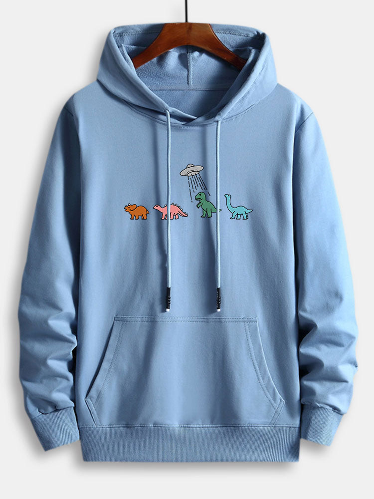 VARENO Cartoon-Dinosaurier-Hoodie