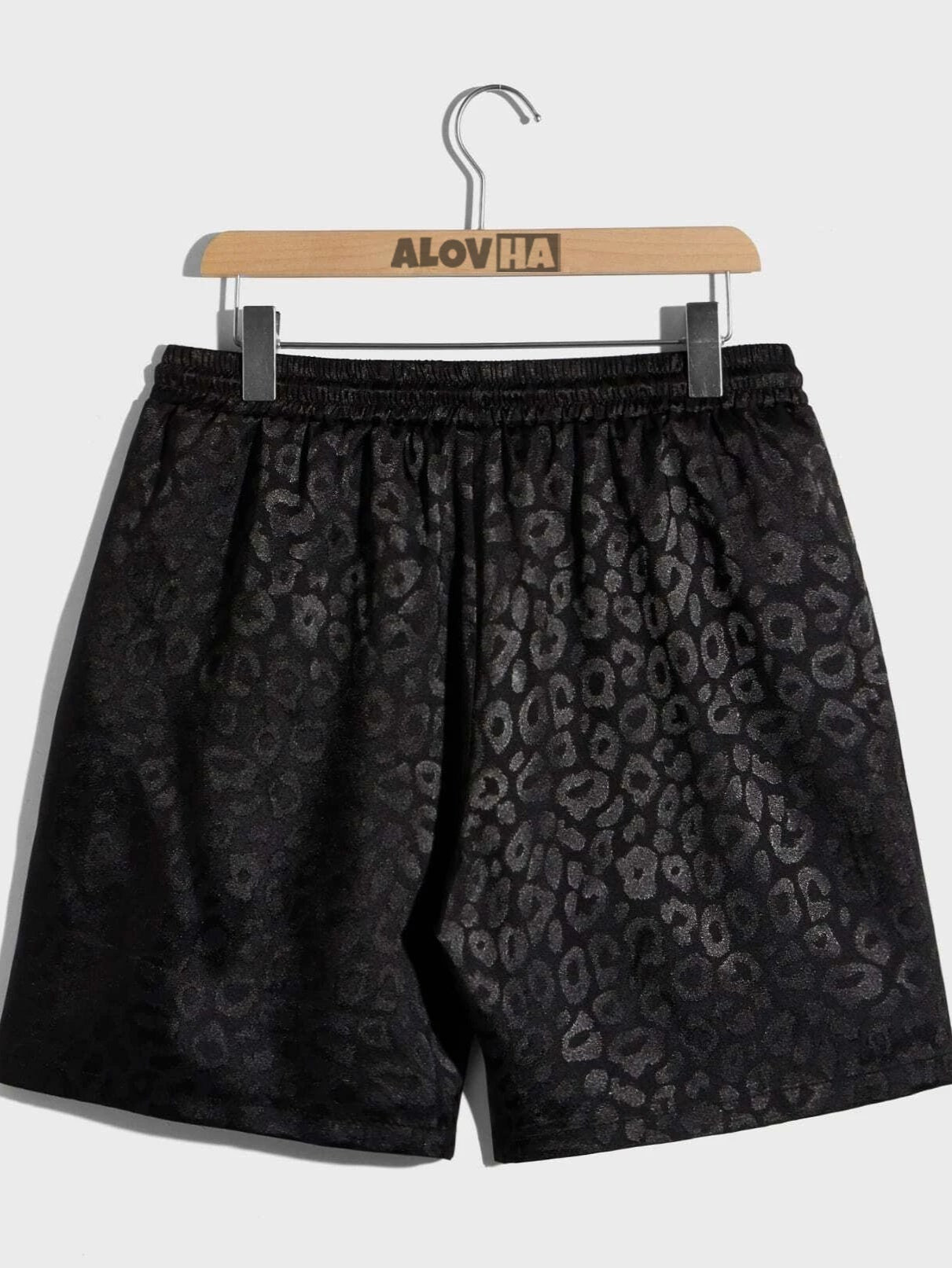 VARENO Leoparden-Shorts