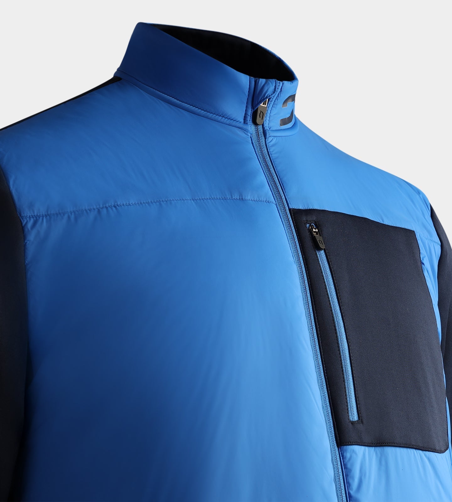 VARENO LINKS Blaue Jacke