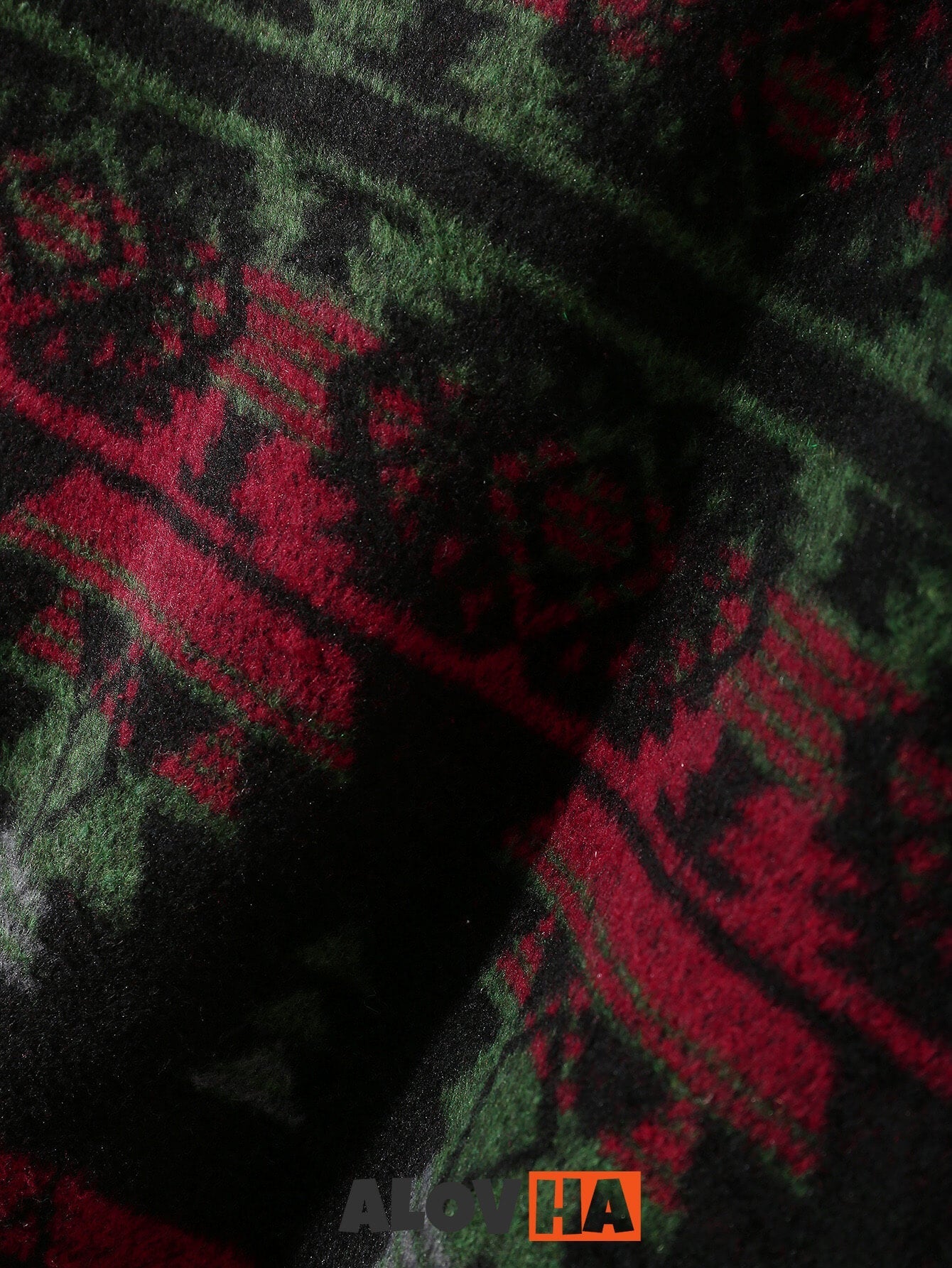 VARENO Rot - Schwarze Hemdjacke