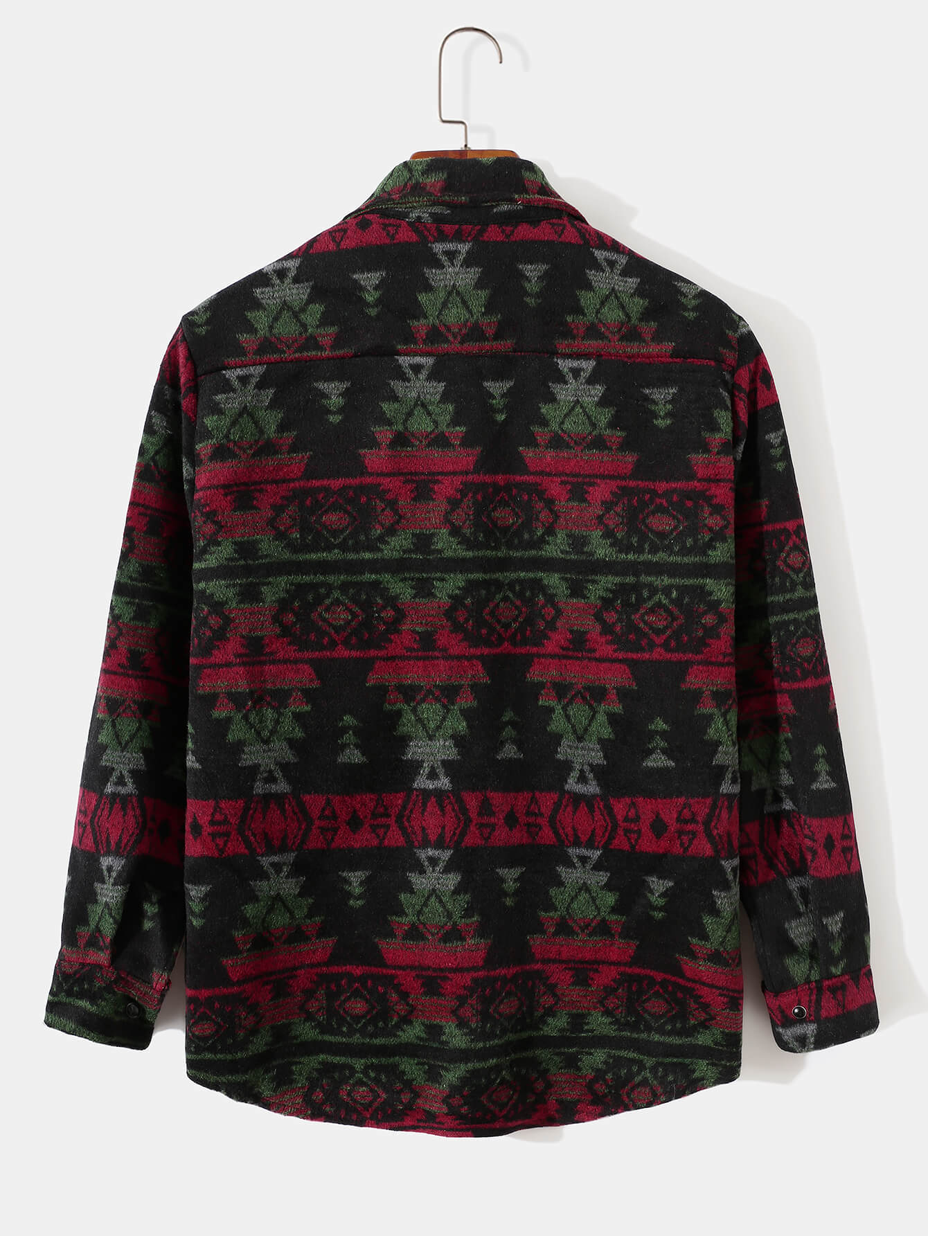 VARENO Rot - Schwarze Hemdjacke