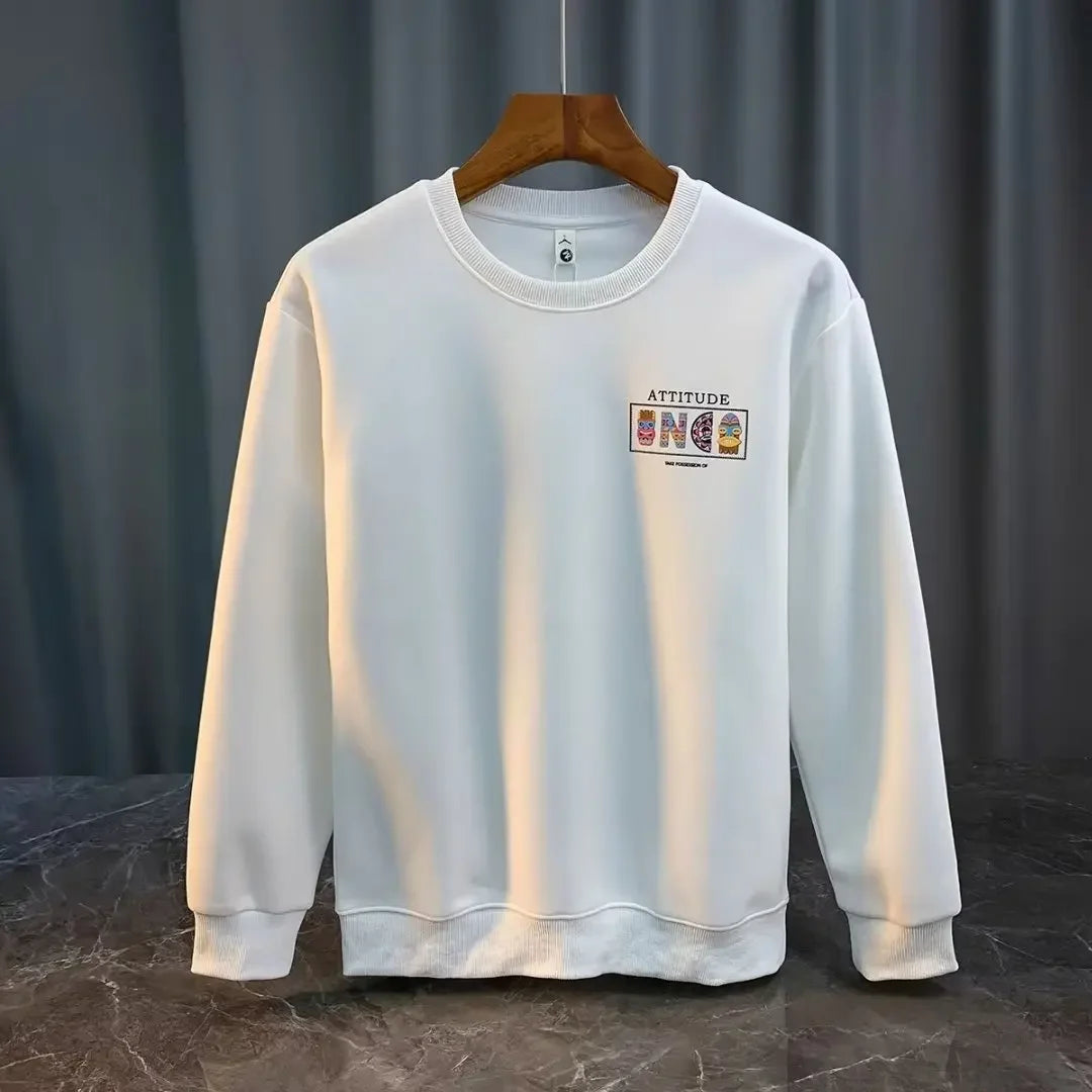 VARENO Vintage gemustertes Oversize-Sweatshirt