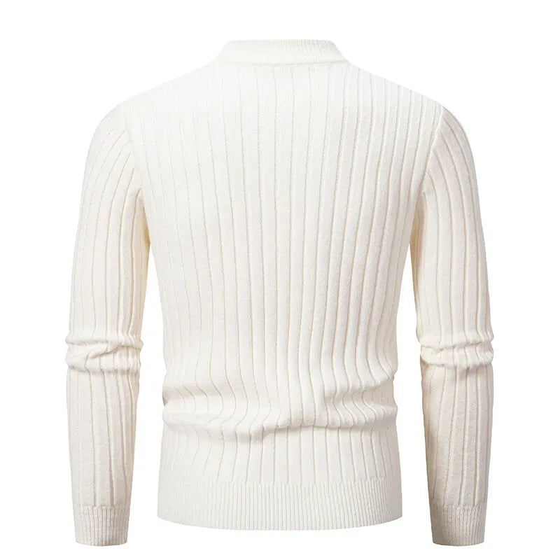 VARENO Pullover mit Stehkragen