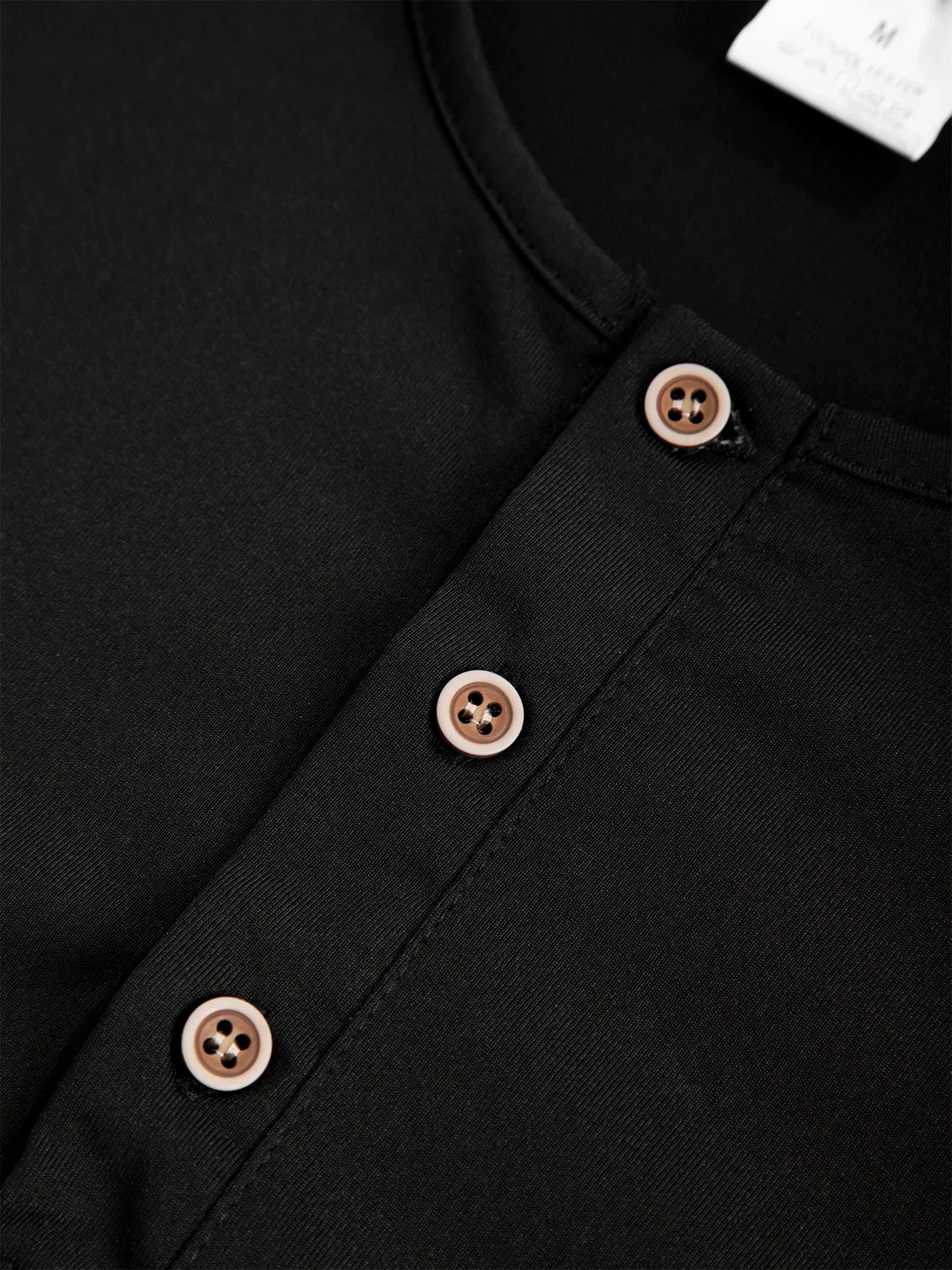 VARENO Langarm-Henley-T-Shirt