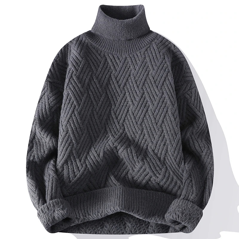 VARENO Lockerer Rollkragenpullover