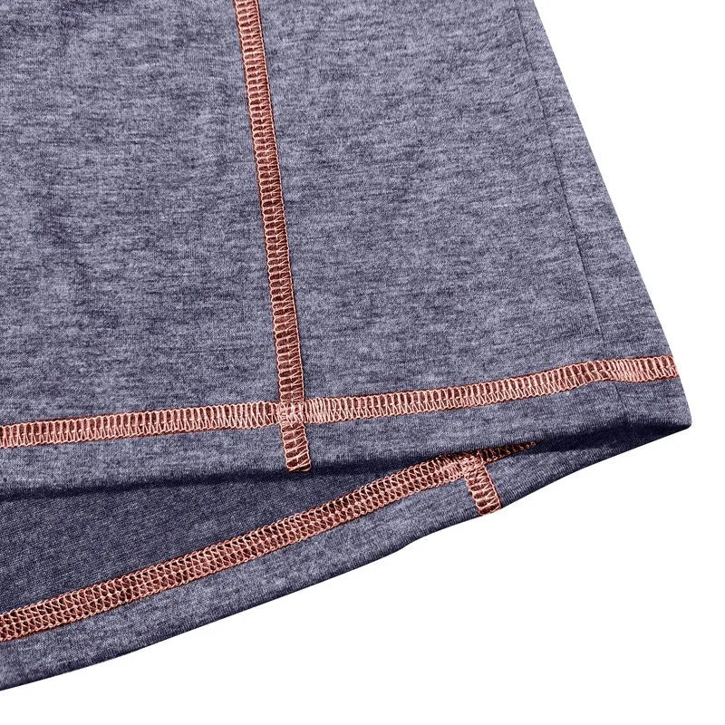 VARENO Langarm-T-Shirt mit Henley-Ausschnitt