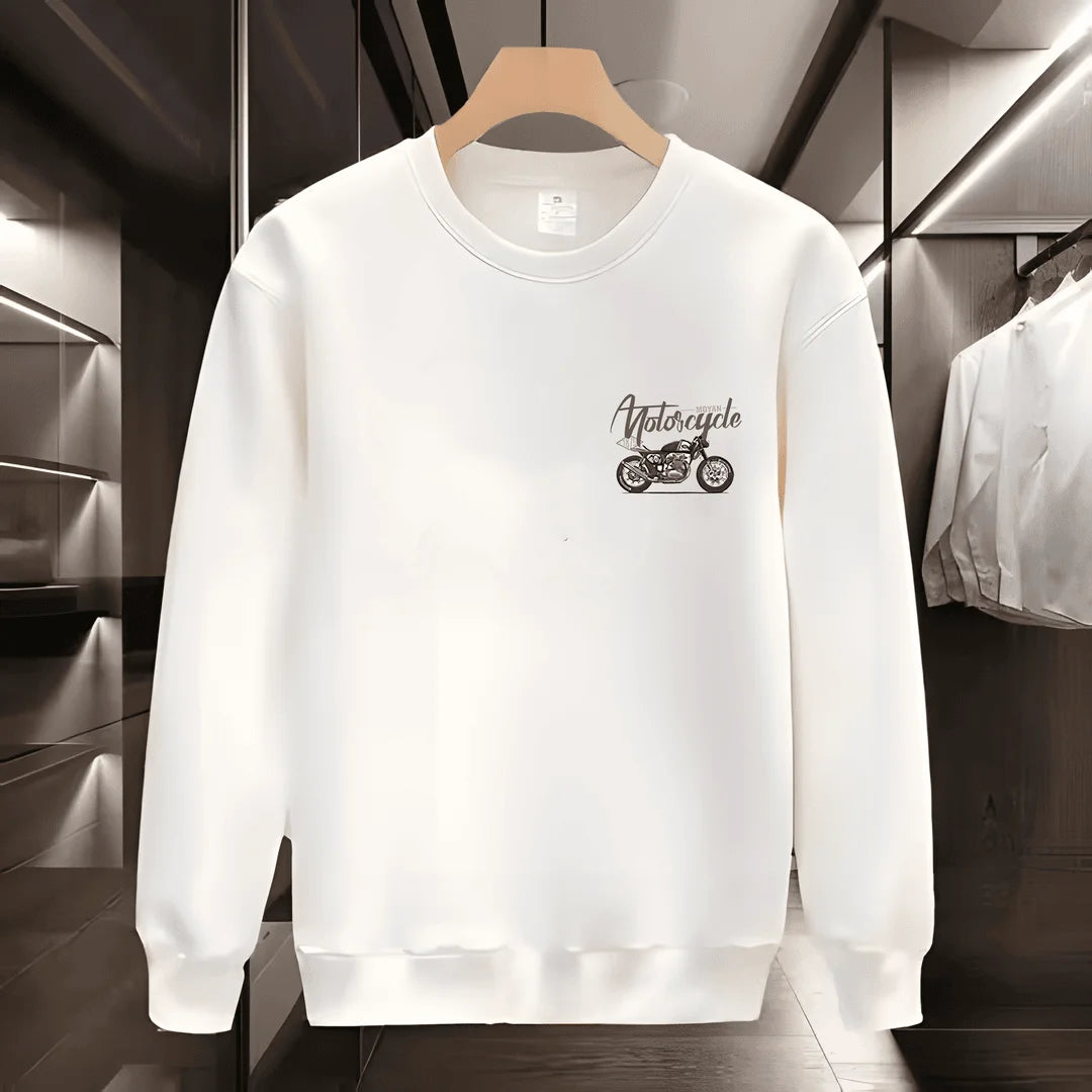 VARENO Biker-Sweatshirt aus Baumwolle