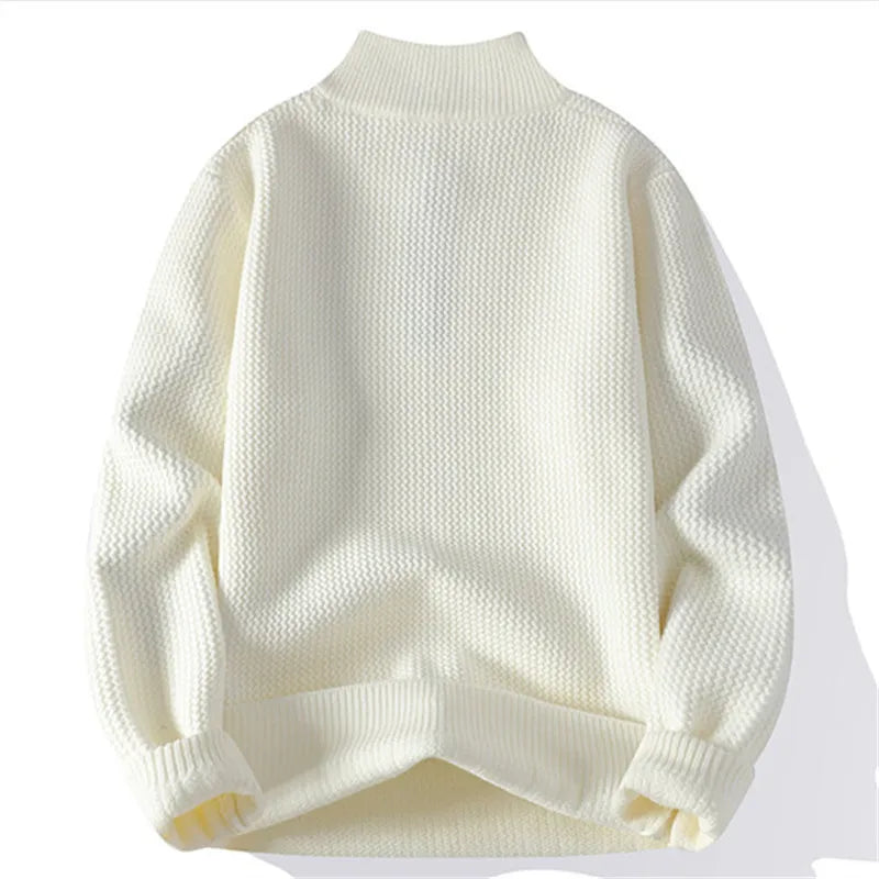 VARENO Pullover mit Reißverschluss