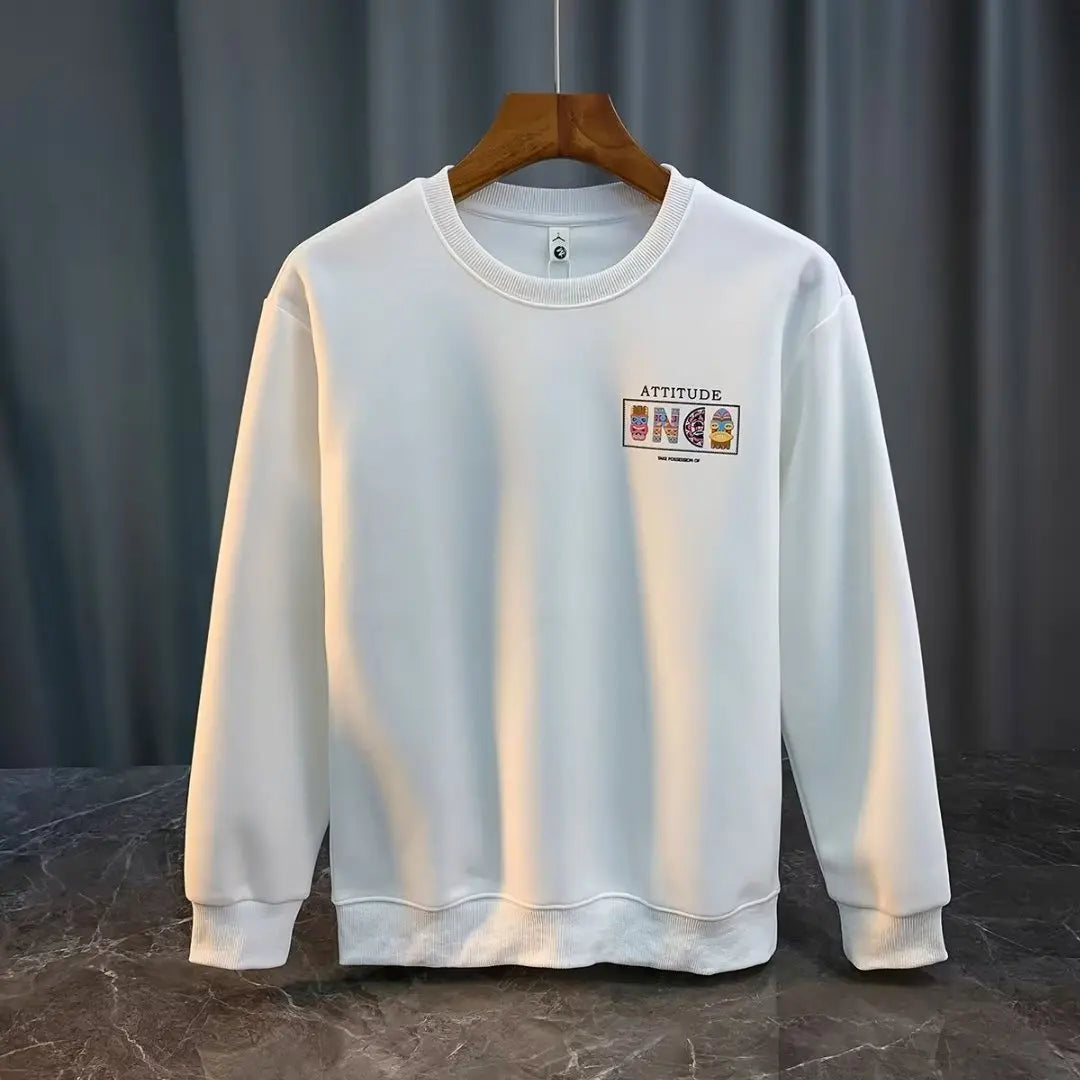 VARENO Vintage gemustertes Oversize-Sweatshirt