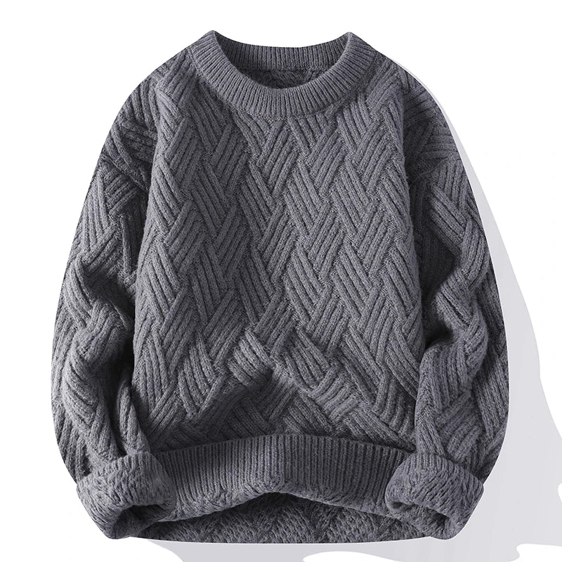 VARENO Gestrickter Pullover mit Muster