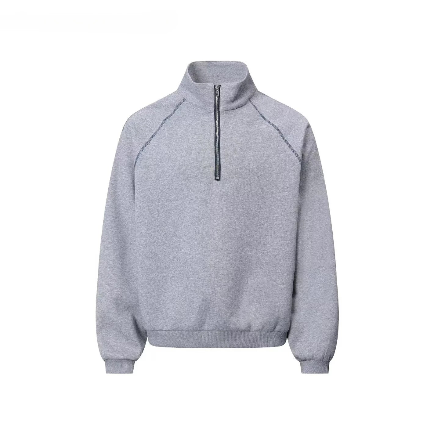 VARENO Sweatshirt mit Reißverschluss