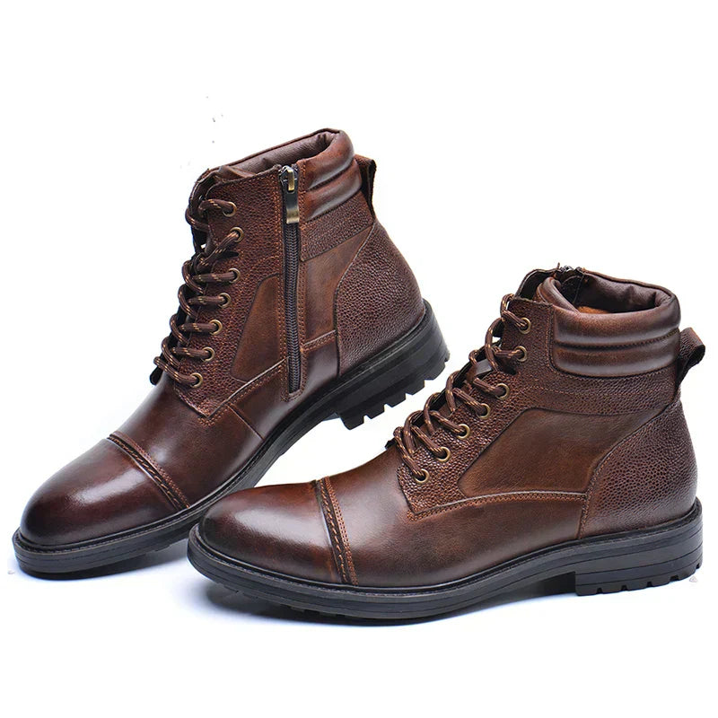 Hochwertige Lederstiefeletten