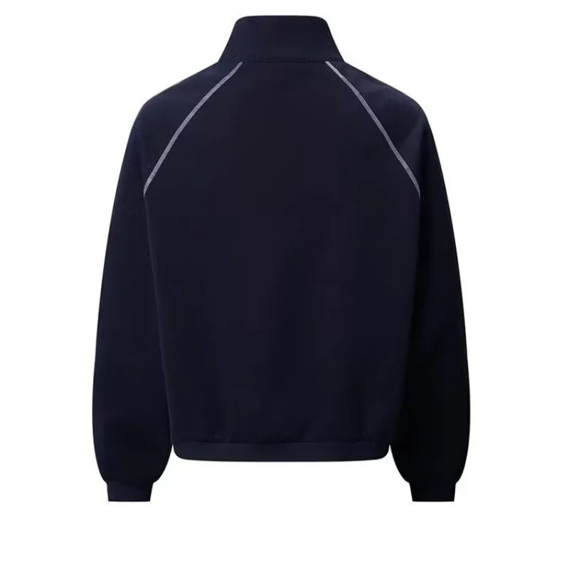 VARENO Sweatshirt mit Reißverschluss
