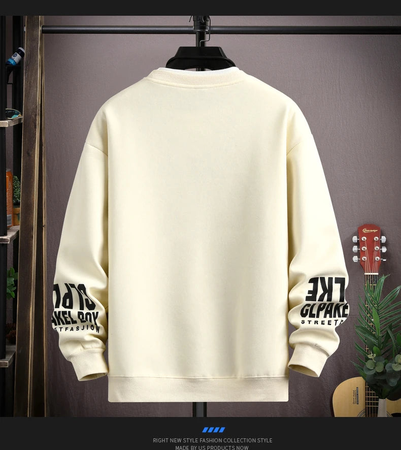 VARENO Übergroßes Sweatshirt mit Anime-Print