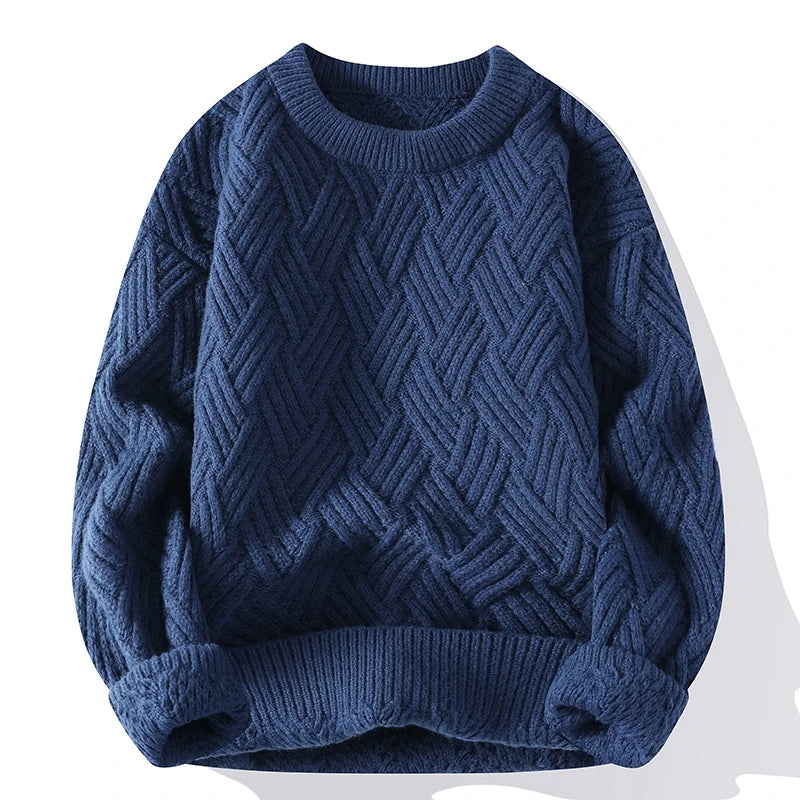 VARENO Gestrickter Pullover mit Muster