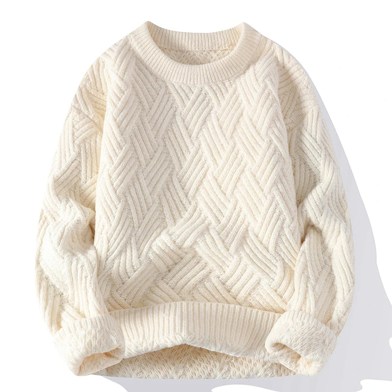 VARENO Gestrickter Pullover mit Muster