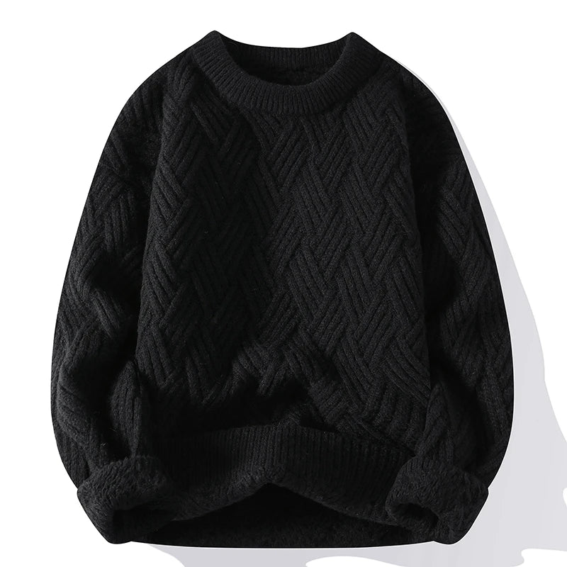 VARENO Gestrickter Pullover mit Muster