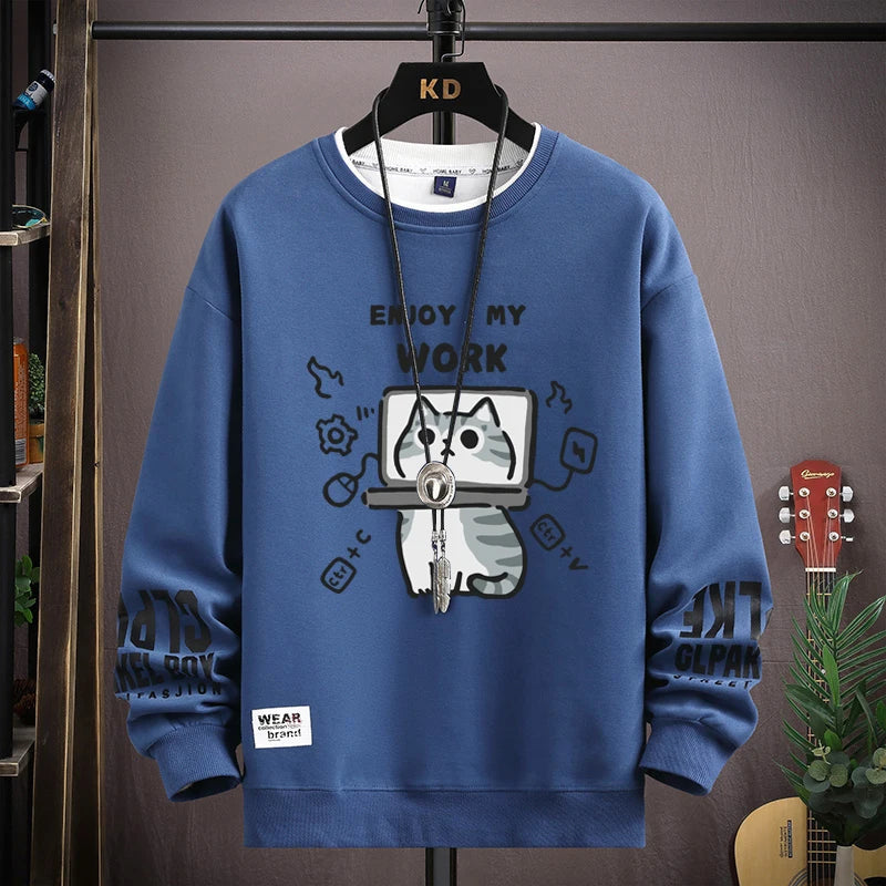 VARENO TV-Katzen-Sweatshirts