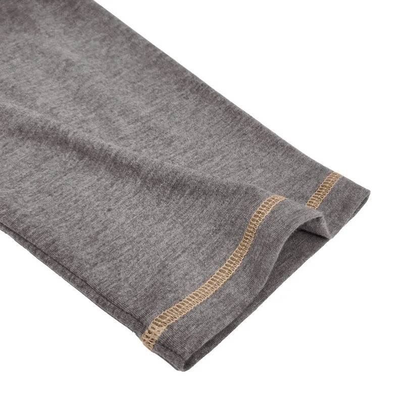 VARENO Langarm-T-Shirt mit Henley-Ausschnitt