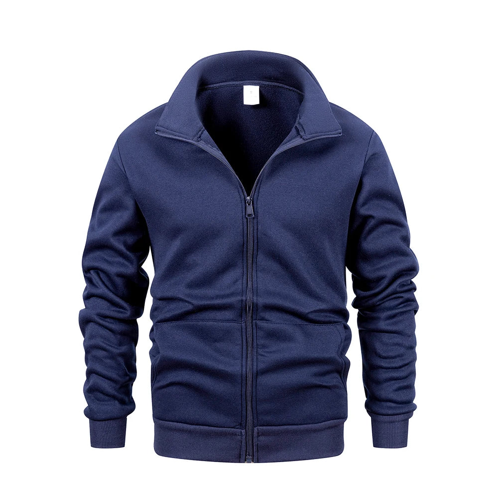 VARENO Zipper Cardigan