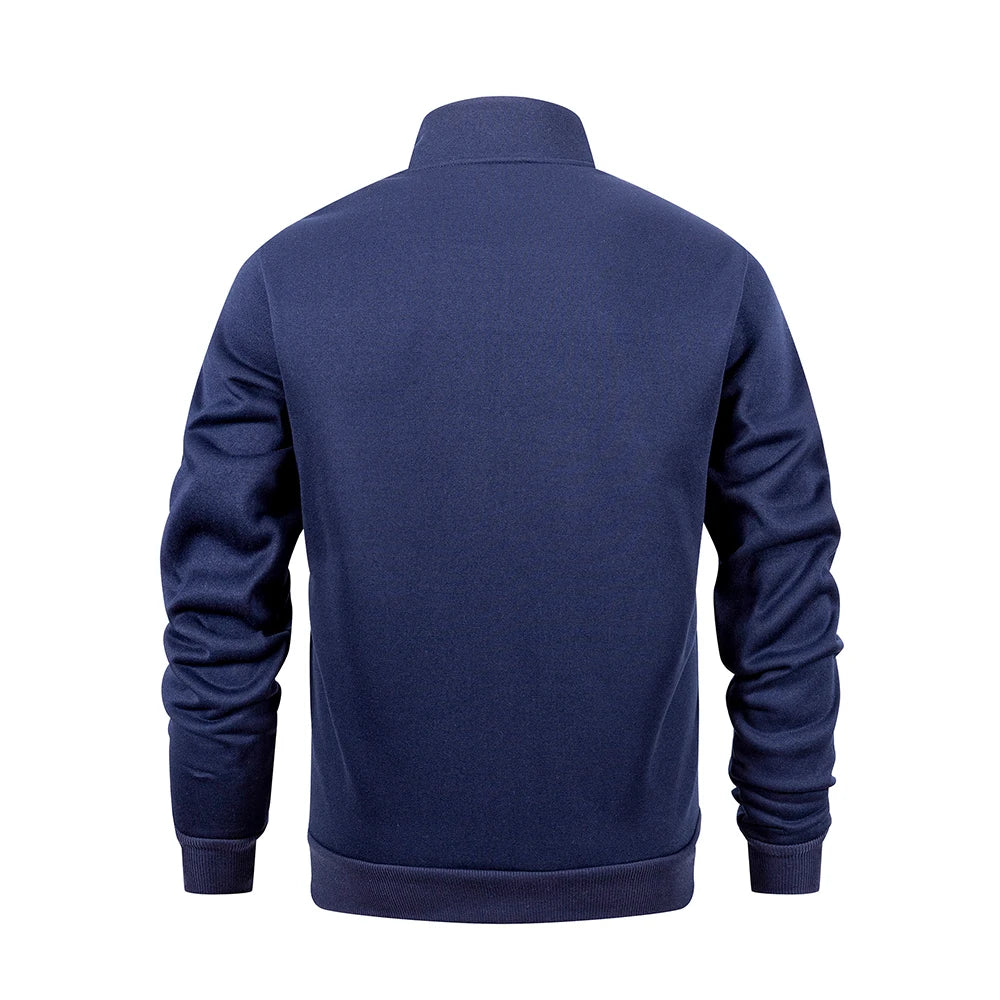 VARENO Zipper Cardigan