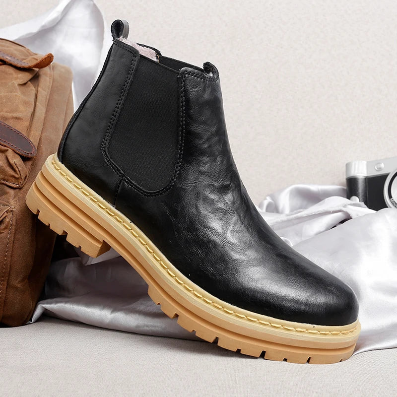 Stiefel aus echtem Leder
