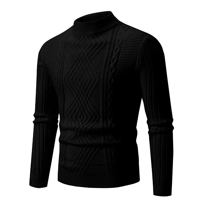 VARENO Pullover mit Stehkragen