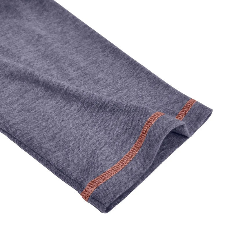 VARENO Langarm-T-Shirt mit Henley-Ausschnitt
