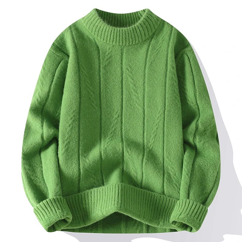 VARENO Neuer schlichter gestreifter Pullover