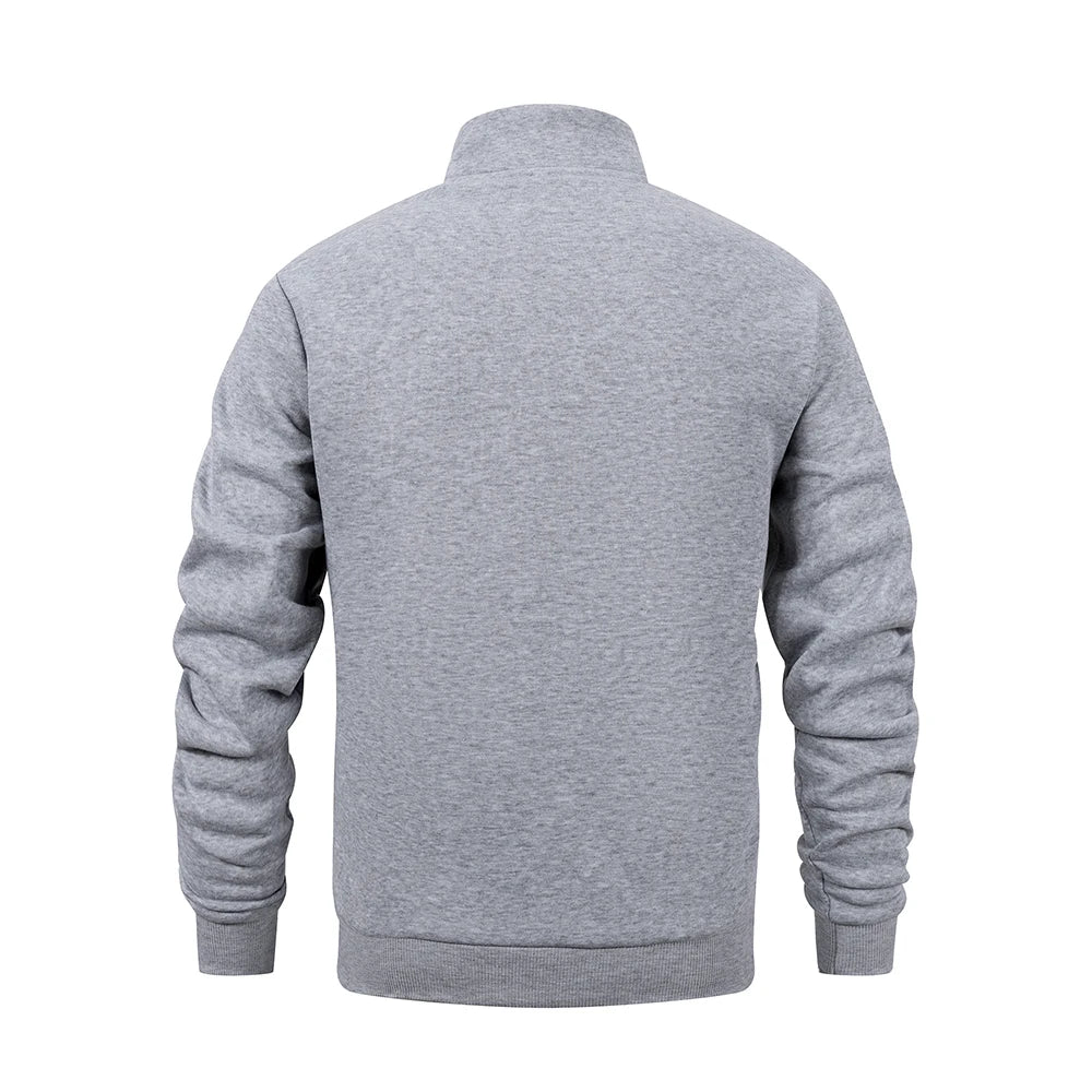 VARENO Zipper Cardigan