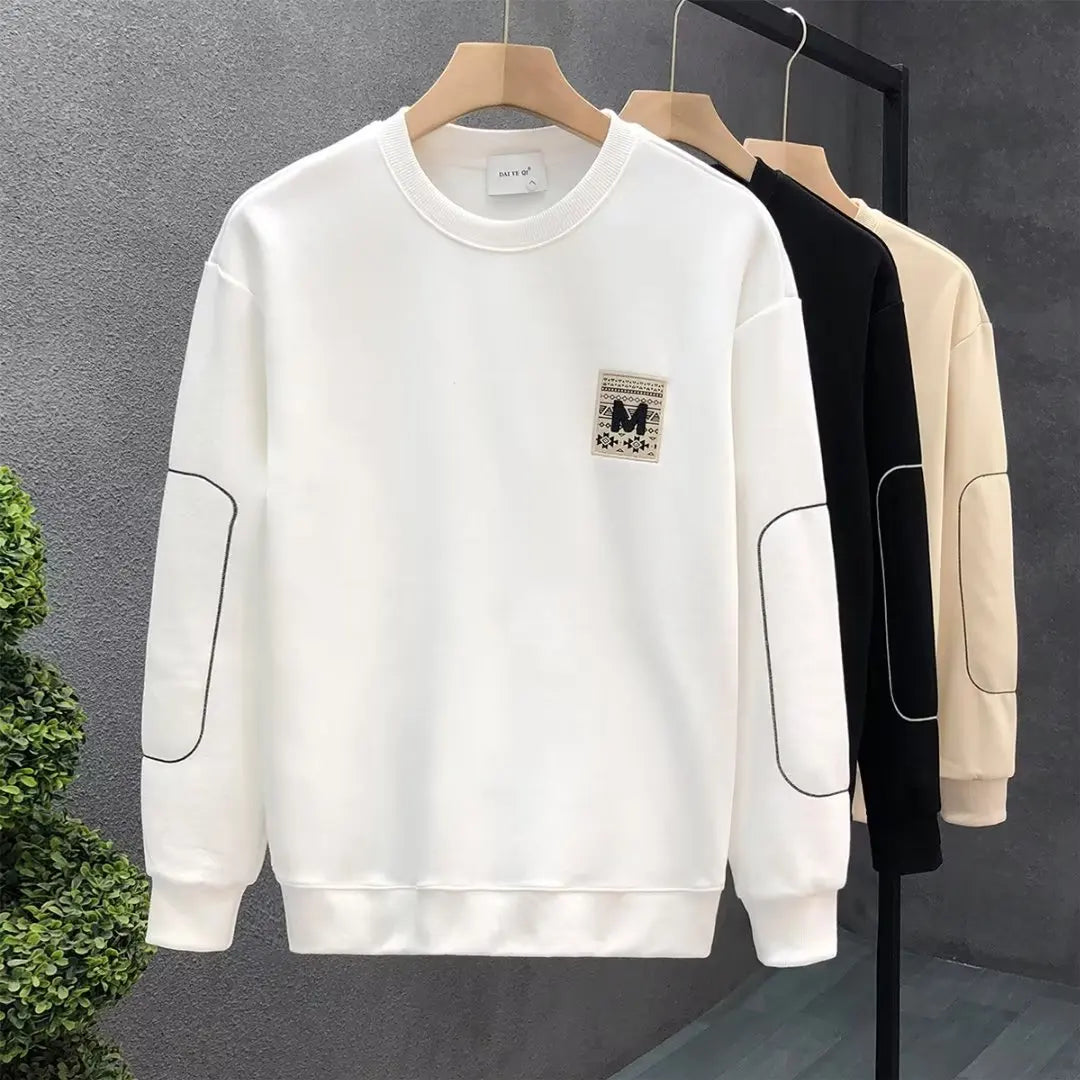 VARENO Koreanisches Casual-Sweatshirt