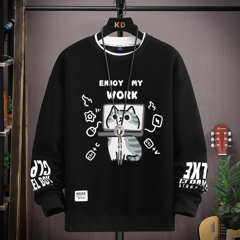 VARENO TV-Katzen-Sweatshirts