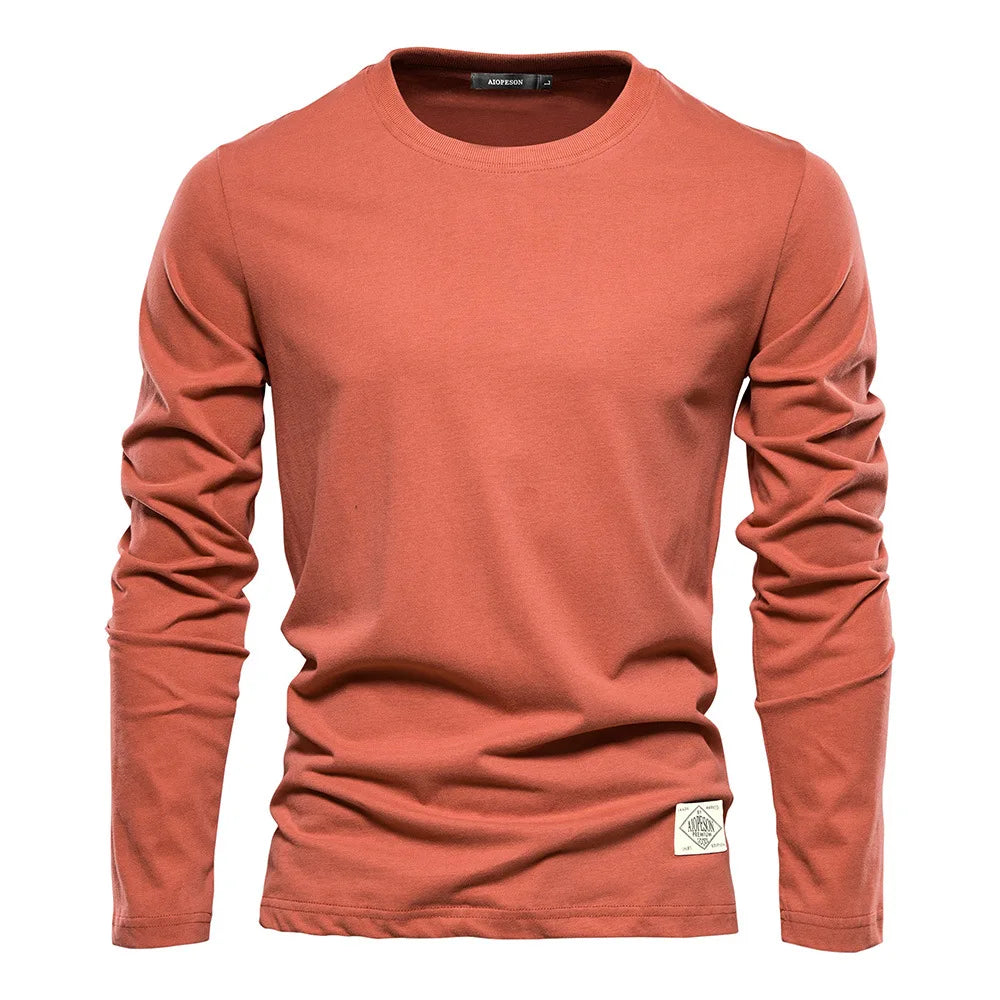 VARENO Langarm-Sweatshirt aus Baumwolle