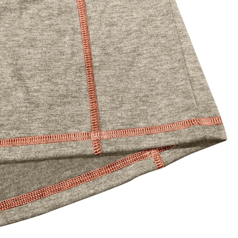 VARENO Langarm-T-Shirt mit Henley-Ausschnitt